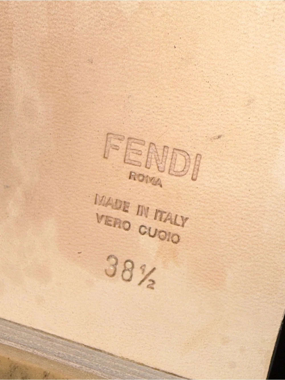 Fendi White Patent Leather Ankle Booties